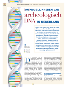 (On)mogelijkheden van archeologisch DNA in Nederland