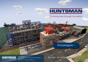 Inhoudsopgave - Huntsman Corporation