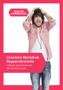 Checklist Werkdruk Kappersbranche