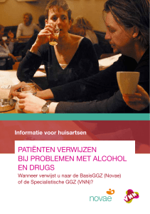 patiënten verwijzen bij problemen met alcohol en drugs