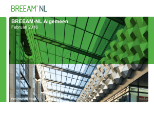 BREEAM-NL Algemeen - Dutch Green Building Council
