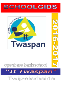 schoolgids obs It Twaspan 2016