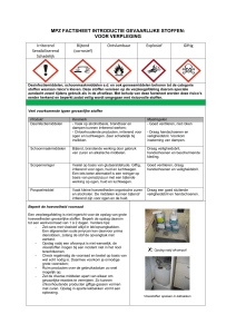 mpz factsheet introductie gevaarlijke stoffen: voor verpleging