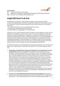 Jeugd-GGZ hoort in de Zorgverzekeringswet - factsheet t.b.v.