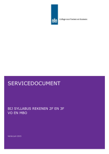 servicedocument - Steunpunt Taal en Rekenen VO