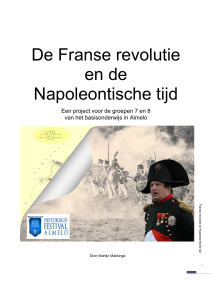 De Franse revolutie en de Napoleontische tijd