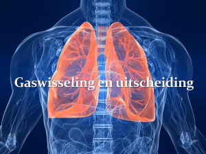 Gaswisseling en uitscheiding