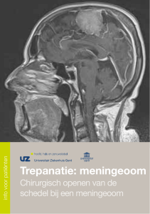 Trepanatie: meningeoom