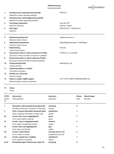Rasbeschrijving Variety Description 1/6 1