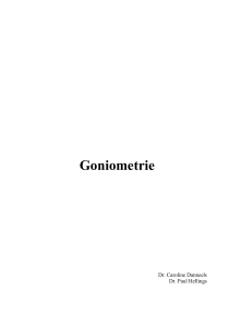 Goniometrie