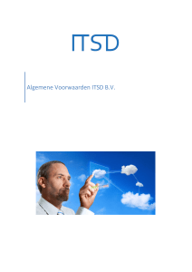 Algemene Voorwaarden ITSD B.V.