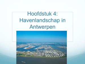 Hoofdstuk 4: Havenlandschap in Antwerpen