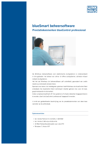 blueSmart beheersoftware