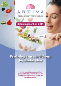Psychologie en mindfulness bij emotie-eten