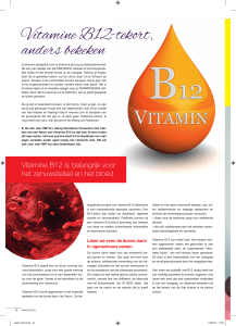 Vitamine B12-tekort, anders bekeken