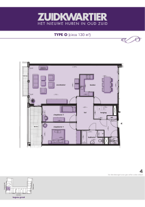 TYPE O (circa 130 m2) - Woonlocatie Zuidkwartier