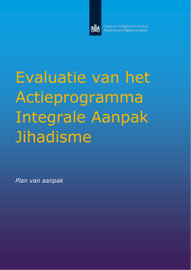 Evaluatie van het Actieprogramma Integrale Aanpak Jihadisme