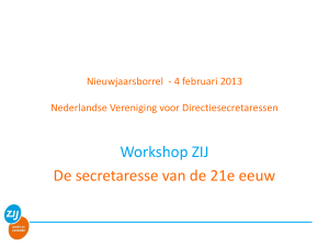 PowerPoint-presentatie - Nederlandse vereniging van