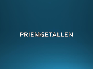 priemgetallen