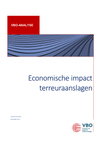 VBO-analyse - Economische impact terreuraanslagen - VBO-FEB