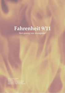 Fahrenheit 9/11 - De Nieuwe Reporter