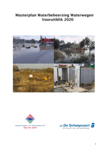 Masterplan Waterbeheersing Waterwegen Vooruitblik 2020