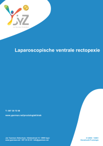 Laparoscopische ventrale rectopexie