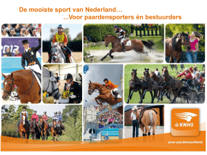 De mooiste sport van Nederland… ...Voor