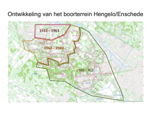 Ontwikkeling van het boorterrein Hengelo/Enschede