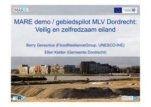 MARE demo / gebiedspilot MLV Dordrecht: Veilig en