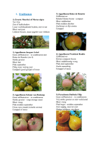 1. Fruitbomen - Milieuraad Dilbeek