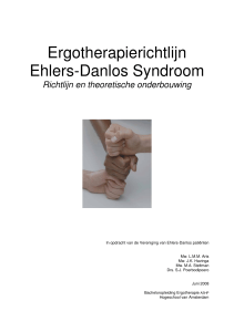 Ergotherapierichtlijn Ehlers-Danlos Syndroom