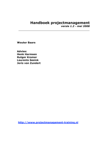 Handboek projectmanagement - Projectmanagement