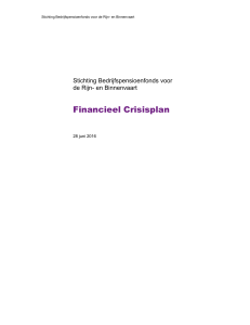Financieel Crisisplan - Fonds Rijn en Binnenvaart