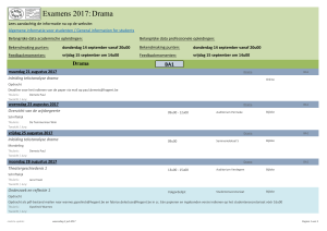 Examens 2017: Drama