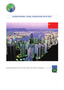 GLOBALISERING: CHINA, NEDERLAND EN DE REST