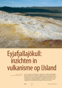 Eyjafjallajokull en vulkanisme op IJsland