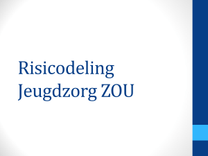 Risicodeling Jeugdzorg ZOU20170412