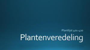 Plantenveredeling
