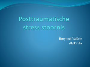 Posttraumatische stress stoornis