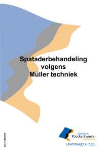 PDF Spataderbehandeling volgens Müller techniek