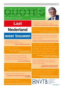 Laat Nederland weer bouwen