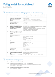 Veiligheidsinformatieblad