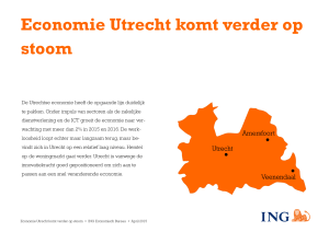 Economie Utrecht komt verder op stoom