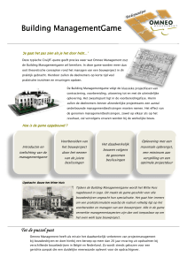 Building Managementgame - Brochure Omneo