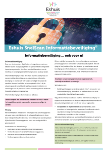 Eshuis SnelScan Informatiebeveiliging