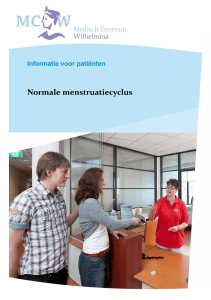 Normale menstruatiecyclus - Wilhelmina Ziekenhuis Assen