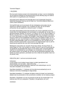 Technisch Rapport - Milieucentrum Utrecht