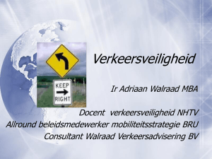 PowerPoint-presentatie - Walraad Verkeersadvisering BV