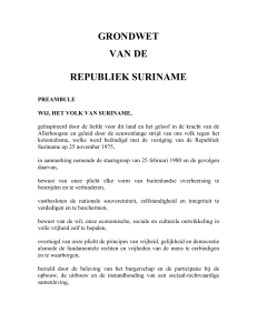 Grondwet Van de Republiek Suriname
